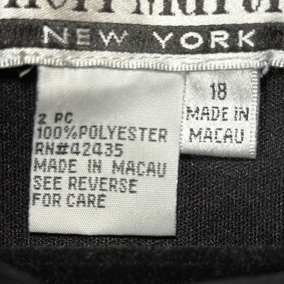 Sheri Martin New York Black Sheer Maxi Dress Plus Size 18 - Picture 8 of 12